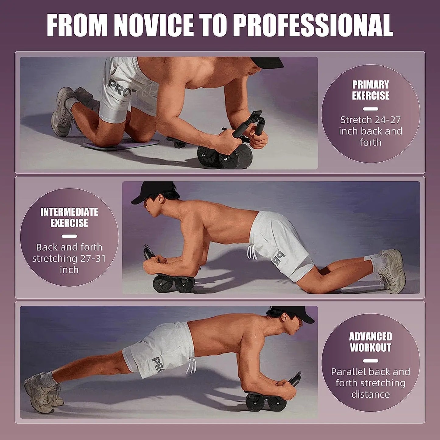 Elbow Support Automatic Rebound Abdominal Wheel