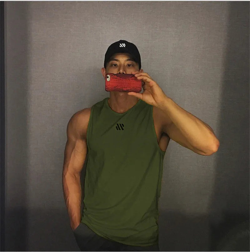 Mens fitness gyms Tank top