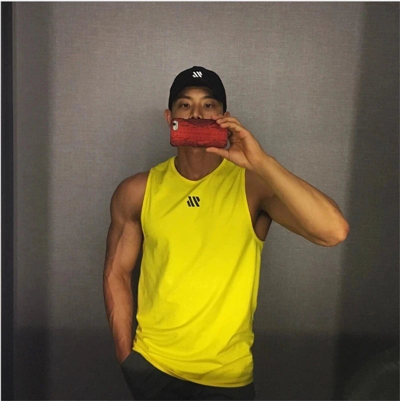 Mens fitness gyms Tank top