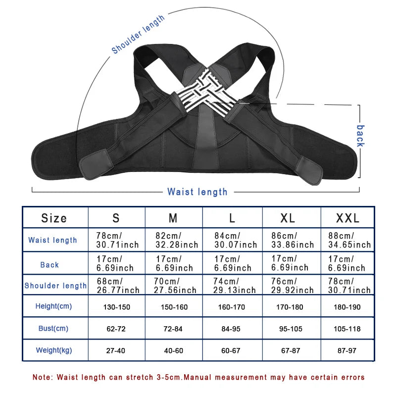 Back Brace Posture Corrector