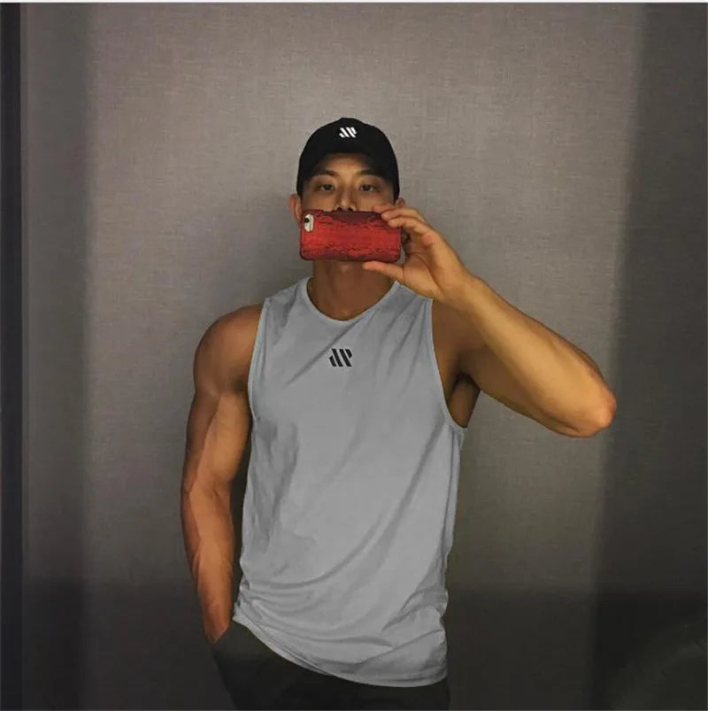 Mens fitness gyms Tank top