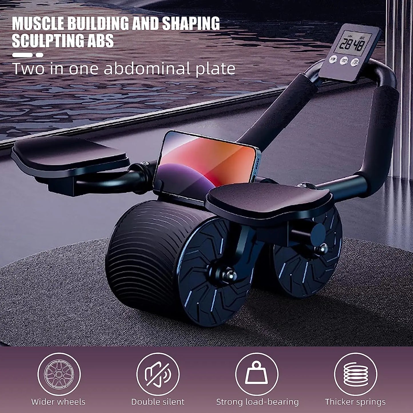 Elbow Support Automatic Rebound Abdominal Wheel