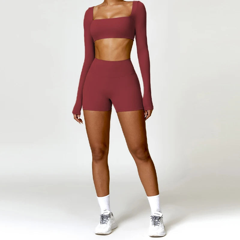 2PCS Yoga Suit Sports Set Women