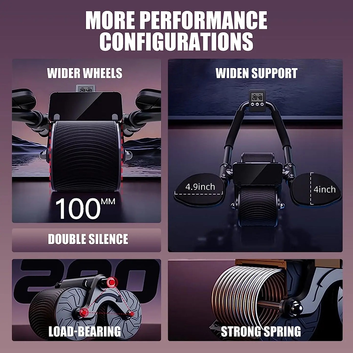 Elbow Support Automatic Rebound Abdominal Wheel
